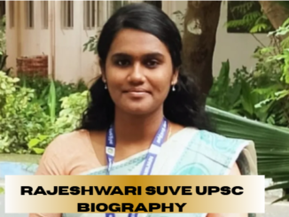 rajeshwari suve upsc biography